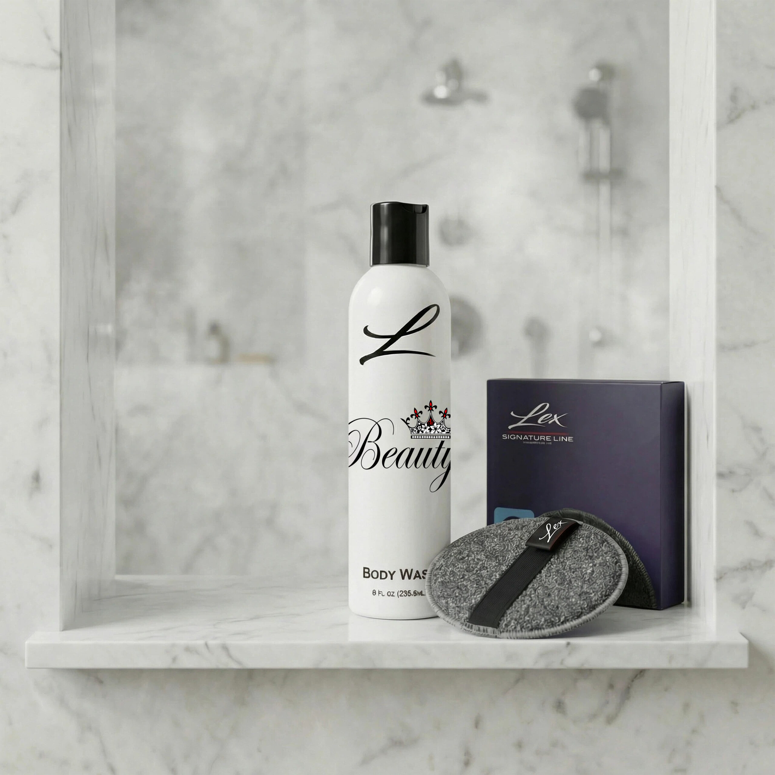 LSL Beauty Body Wash and Exfoliator
